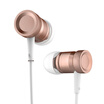 Lock ROCK Le Lang ear-style headphones Stereo music phone headset with wheat for Apple Huawei millet Samsung rose gold