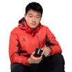 Camel CAMEL outdoor jackets men&women lovers paragraph windproof breathable warm triple burner A4W217009 orange male models L