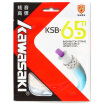 Kawasaki KAWASAKI Badminton Racket White 068mm High Elasticity Hydrogen Titanium Technology KSB-65TI