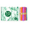 Smile mother kitchen with bamboo fiber oil-resistant rags decontamination to the oil water rag color 10 pieces