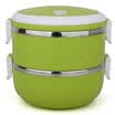 Jilui Lunch Box Pens Love Series 14L Stainless Steel Double Layer Lacquer Box TB-102 Green