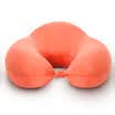 Car kiss memory cotton U-shaped pillow car headrest slow rebound neck pillow royal blue