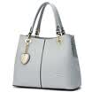 DOODOO bag fashion simple handbag shoulder Messenger bag large bag ladies bag handbags wild tide messenger bag D5028 blue gray