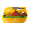 Eyekan Century Kaida contact lens case companion box double box care box K1516 yellow pattern random Eyekan Century Kaida contact lens case companion box double box care box K1516 yellow pattern random