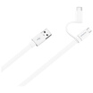 Huawei Tow-in-One Charging&Data Transfer Cable White