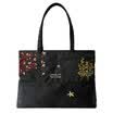 Flower princess flower song original design shoulder shoulder nylon handbags 1609DH001 black
