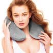 Blue Brigade TRAVEL BLUE Microbead U-pillow Airplane Traveling Neck Paddle Car Neck Travel Pillow