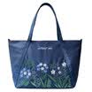 Princess of the Flowers Without You Embroidery Art Messenger Messenger Shoulder Nylon Bag 1609AT008 Blue