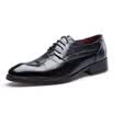 Playboy PLAYBOY ESTABLISHED 1953 Classic men&39s lace business wedding shoes British round dress shoes men&39s shoes black 40
