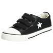 Warrior couples classic comfortable shoes casual shoes low-heeled canvas shoes WXY55 black 44