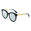 Wood ninety si SM1611002C02 men&women with the same paragraph black frame mercury lens cat eyes retro polarized sunglasses SM1611002C02 56mm