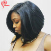 Hesperis Hot Sale 150 Density Thick Short Hair Cut Virgin Malaysian U Part Bob Wigs Human Hair Wigs For Black Women