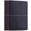 Deli 3323 PVC Business Office Notepad Leather Surface 18K 114 Page Color Random