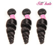 SZC Hair Product Malaysian Loose Wave Virgin Hair 3 Bundleslot 8-26 Inche Unprocessed Human Hair Extensions Natural Black Color C