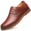Poitulas men&39s casual shoes business low to help British tide casual shoes lace plate shoes men 5516 brown 38
