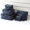 Jingdong supermarket according to the empire EDO waterproof travel bag bag luggage handle bag underwear storage 6 sets of finishing package watermelon red