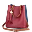 Meng Na Mi Lu Meng na mi lu Japan&South Korea tassel style water bucket bag shoulder Messenger small fresh fashion cute trend handbag bag 16610 white green color