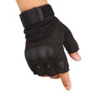 Antarctic Half Knuckle Men Outdoors Fighting Fitness Cycling Tactical Gloves NM-407 Black XL