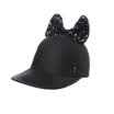 Siggi SI89302 hat female summer tide along the straw hat shade duck cap summer sports hat sun hat black 57CM