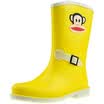 PaulFrank mouth monkey rain boots fashion boots in the tube color water shoes PF1003 yellow 37 yards