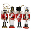 Flower Collection Nutcracker Soldier Puppet Creative Cartoon People Kids Room Christmas Gifts Home Table Decoration Decoration HM17A13 Four Pieces