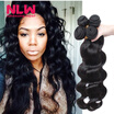 Bouncy Top Quality NLW Products Brazilian Virgin Hair Body Wave 4 Bundles 8A Unprocessed Free Shipping Full&Thick