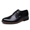 Yichi EGCHI leather shoes men&39s business casual fashion wear-resistant leather shoes male 8096 black 42