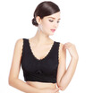 Snow flying bra sexy lace fitness without steel bra XWX7810 black L