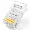 Shanze SAMZHE YH-5100 ultra-five gold-plated crystal head original RJ45 computer network connector CAT5e unshielded 8P8C connector 100 box 1