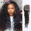 Brazilian Human Hair Lace Closure Deep Wave Bleached Knots YYONG Hair Products Human Hair Lace Top Closure 8A Free Shipping