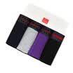 TINSINO men&39s underwear solid color waist comfortable breathable flat pants 4 mix color light gray blue black purple XXXL