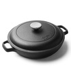Jingdong Supermarket Cooking Wong Wong Soup Pot 26cm Uncoated Thickened Cast Iron Pot Binaural Stew pot Heater Potty Cooker Induction Cooker Universal