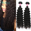 Peruvian Deep Wave Virgin Hair 100 Peruvian Human Hair Weave 3 Bundle Cheap Peruvian Curly Virgin Hair Peruvian Deep Wave