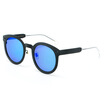 Wood ninety SM1600008C02 men&women with the bright black frame dark blue lens round box color film bright color polarized sunglasses SM1600008C02 52mm