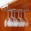 According to Emperor European EDO304 stainless steel wine glass holder hanging cup holder hanging upscale cup holder hanging cup holder nail-free double row TH8536