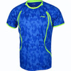 Li Ning LI-NING 17 years new badminton shirt sports short-sleeved round neck T-shirt AAYM001-2 male crystal blue M