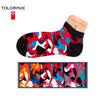 TOLORINIE casual men socks combing cotton soft camouflage masculine socks spring&summer thin section short socks 3 double K7126M0011