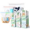 Easy to excellent home antibacterial dense bags baby bottle clothing tableware storage bag large&small three boxes a total of 80 green set