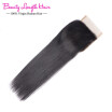 Beauty Length Hair Malaysian Straight Closure 44 Straight Lace Closure Malaysian Virgin Straight Human Hair Closure