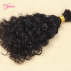 Clymene Hair 3 PCSLot Brazilian Virgin Hair Bundles Curly Unprocessed Human Hair Bulk Extensions