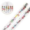 kinbor hand&paper tape 30mm 10m hand account color decoration stationery tape day DTB64052