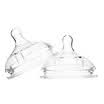Miyazaki Matyz Ultra Wide Caliber Baby Nipple Mimic Milk Real Liquid Silicone Pacifier M 3-6 months MZ-0841 Two Pack