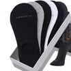 Playboy 2334 Invisible Socks Mens Slip Shallow Boat Socks Mens Socks Thin 6 Double Multicolor One Size