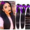 Malaysian Virgin Hair Straight 3 Bundles Malaysian straight unprocessed virgin hair 100 Unprocessed light brown Virgin Human Hair