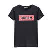Semir Semir Short Sleeve T-Shirt Korean Round Collar Half Sleeve Blouse Compassionate Student 12216000018 Black S
