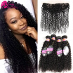 Peruvian Curly Hair With Frontal Closure 7A Peruvian Virgin Hair With Frontal Closure 3 Bundles With Frontal Closure Curly