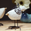 Arts&Crafts White Ceramics Birds Home Modern Simple Living Room Animal Decoration -