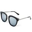 Blue Bluekiki polarized sunglasses female sunglasses color film fashion polarized driving mirror 7015 black box white mercury