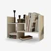 Home music Ming products telescopic small bookshelf simple board desktop bookshelf table shelves storage rack storage rack ZC2412