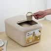 Arsto rice husk rice barrels barrels fresh preservation pest control moisture 12 kg rice flour flour flour wheat cup